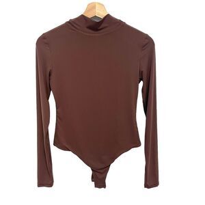Pumiey Mock Neck Bodysuit
